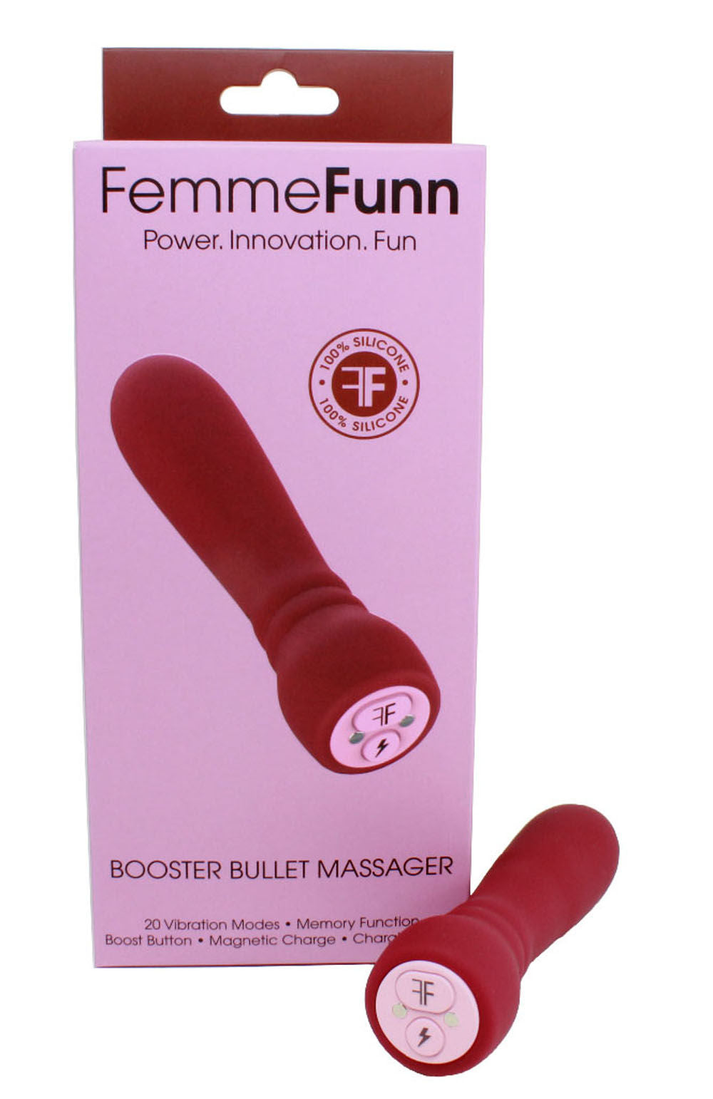 Femme Funn Booster Bullet Vibrator Light Blue With 20 Modes BULLETS