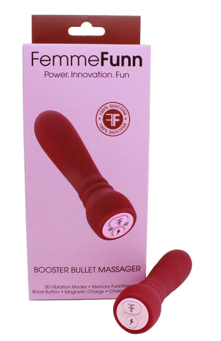 Femme Funn Booster Bullet Vibrator Light Blue With 20 Modes BULLETS