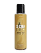 Sizzle Lips Warming Edible Gel – Edible Warming Massage Gel 4.2 Oz