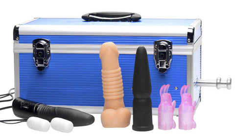 LoveBotz Sex Box Undercover Machine Hands-Free Thrusting Toy Blue Sex Machines
