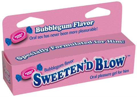 Sweeten'd Blow Bubble Gum Flavored Edible Oral Sex Gel Default Title Oral Gels & Sprays