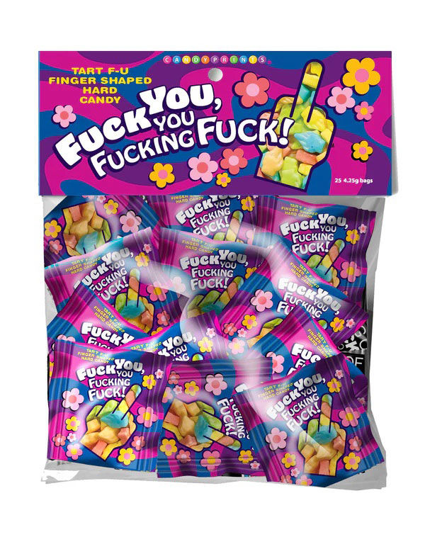 Fuck You, You Fucking Fuck Candy - Bag of 25 Default Title > Novelties > Candy & Edible Items Main image