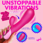 Clit Tapping Pulsing Rabbit 8.4 Inch Dual-Stimulation Rabbit Vibrator > Vibrators > Ladies > Rabbit
