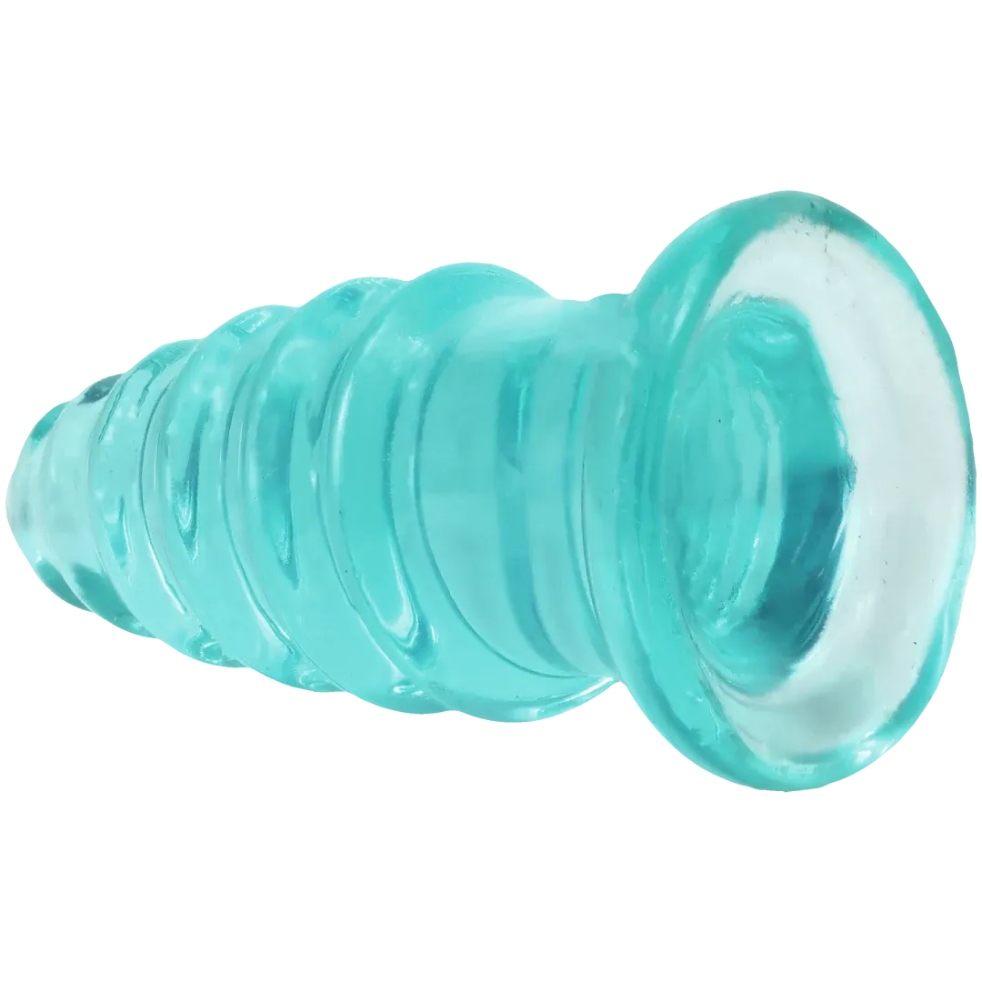Doc Johnson Crystal Jellies Anal Twist – 5 Inch Phthalate-Free Anal Toy > Anal Range > Butt Plugs