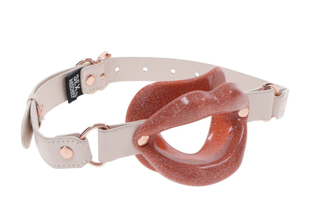 Sex and Mischief Peaches n CreaMe Silicone Lips > Bondage Gear > Gags and Bits