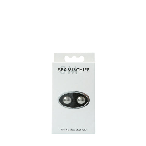 Sex & Mischief 100% Stainless Steel Balls 1.5 Inch Ben Wa Balls Silver > Sex Toys For Ladies > Kegel Exercise