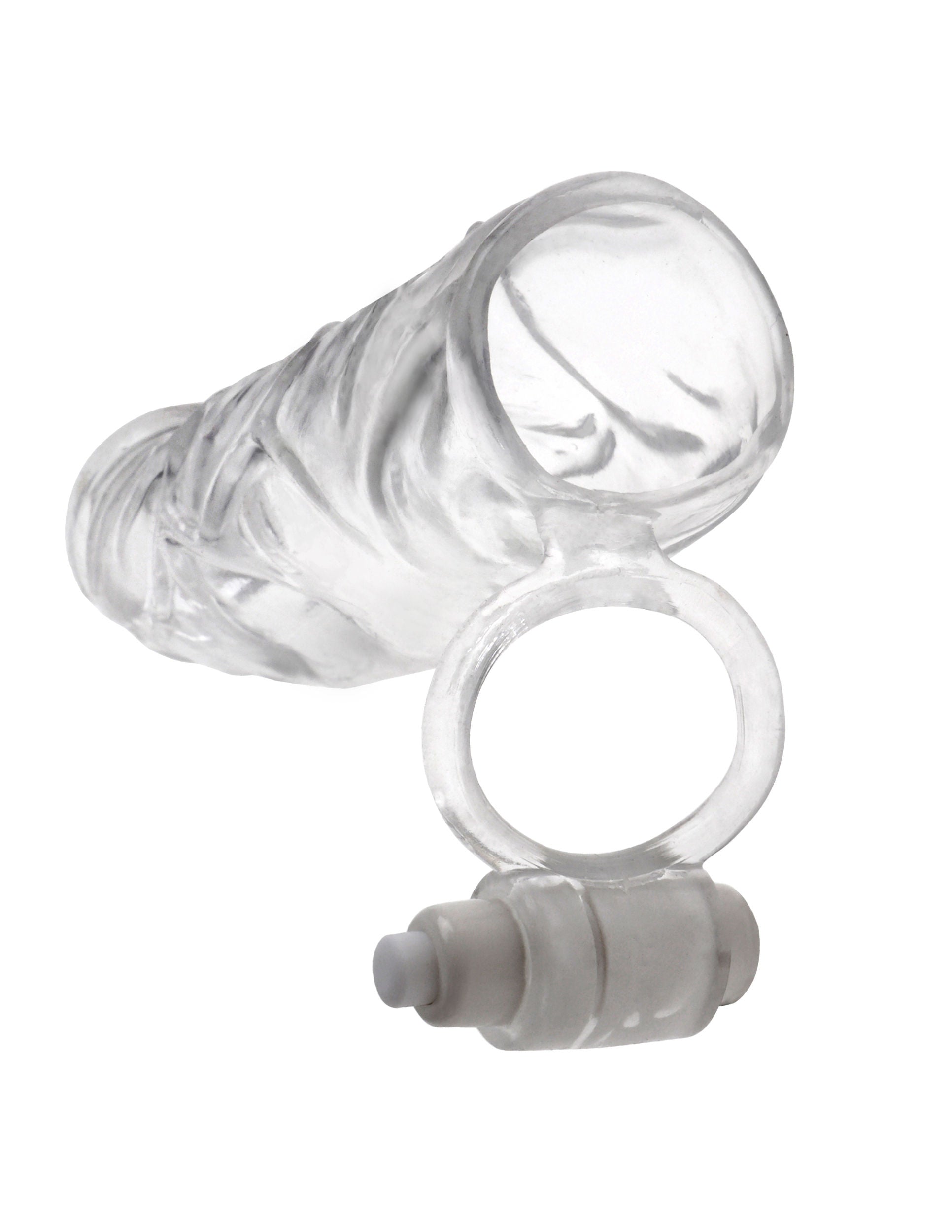 Fantasy XTensions Clear Vibrating Penis Sleeve Adult Toy Cock Rings Vibrating