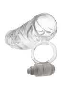 Fantasy XTensions Clear Vibrating Penis Sleeve > Sex Toys For Men > Penis Sleeves