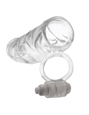 Fantasy XTensions Clear Vibrating Penis Sleeve Adult Toy Cock Rings Vibrating