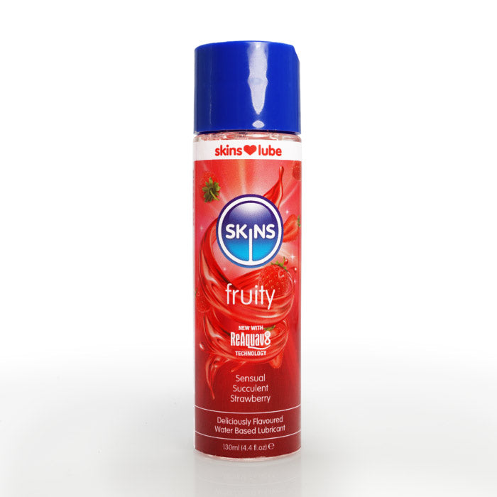 Skins Strawberry Water-Based Lubricant 4.4oz Default Title > Lube > Flavoured
