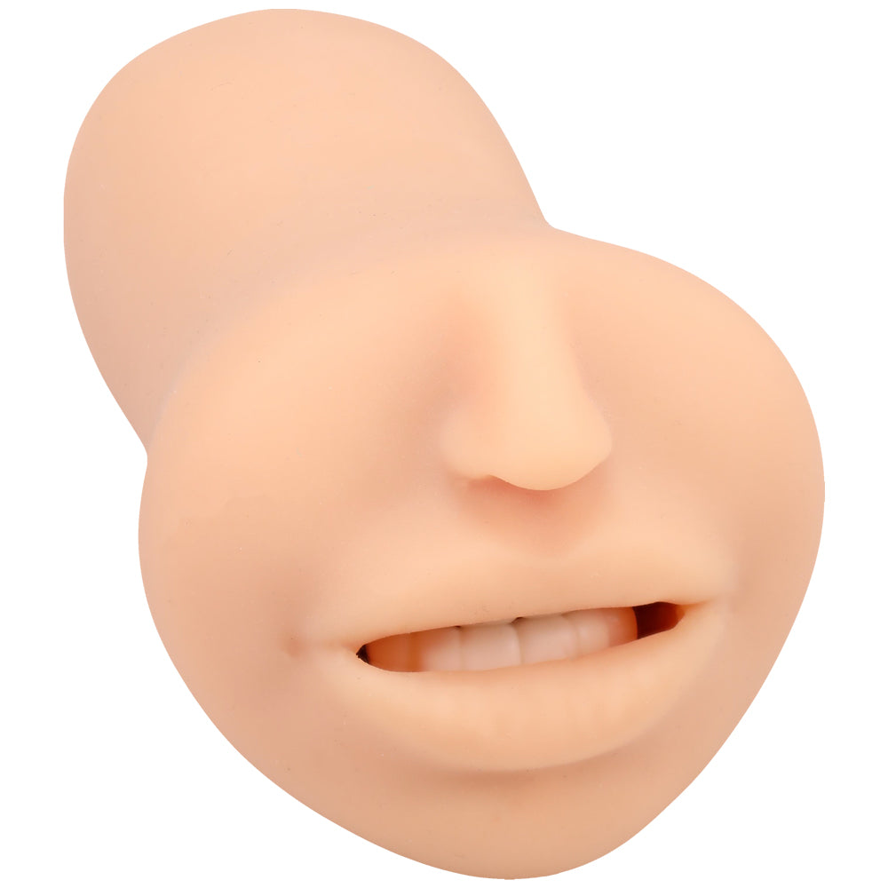 Doc Johnson Cum Guzzler Ultraskyn Mouth Stroker – Realistic Oral Masturbator > Sex Toys For Men > Masturbators > Manual Main image
