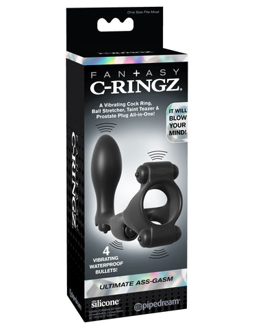 Fantasy C-Ringz Deluxe Vibrating Cock Ring and Prostate Plug Prostate Tools