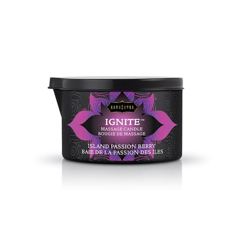 Kama Sutra Island Passion Berry Massage Candle 6 Oz Pink Massage Oil