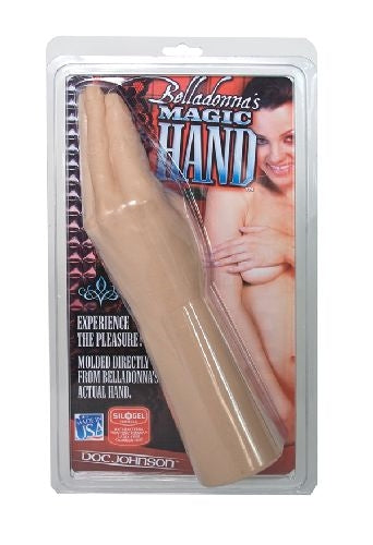 Belladonna's Magic Hand Lifelike Tapered Hand Replica 11.5 Inch Body-Safe PVC Made in USA Beige Dongs Other