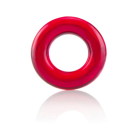 RingO Red Stretchy Cock Ring for Stronger Erection Support COCK RINGS