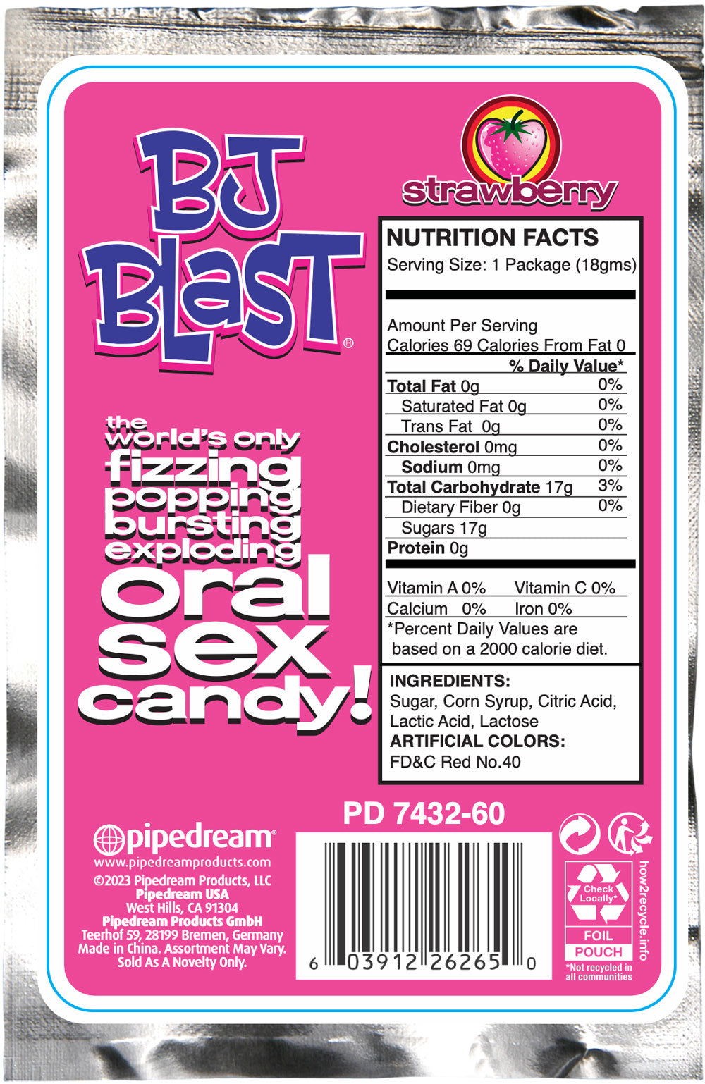 Bj Blast 3 Pack – Flavored Oral Candy Pack > Novelties > Candy & Edible Items