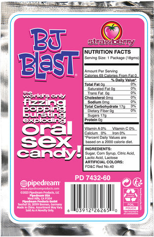 Bj Blast 3 Pack – Flavored Oral Candy Pack > Novelties > Candy & Edible Items