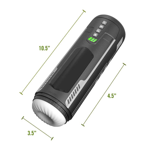 M for Men Master Blaster Automatic Male Masturbator Black Strokers - Manual