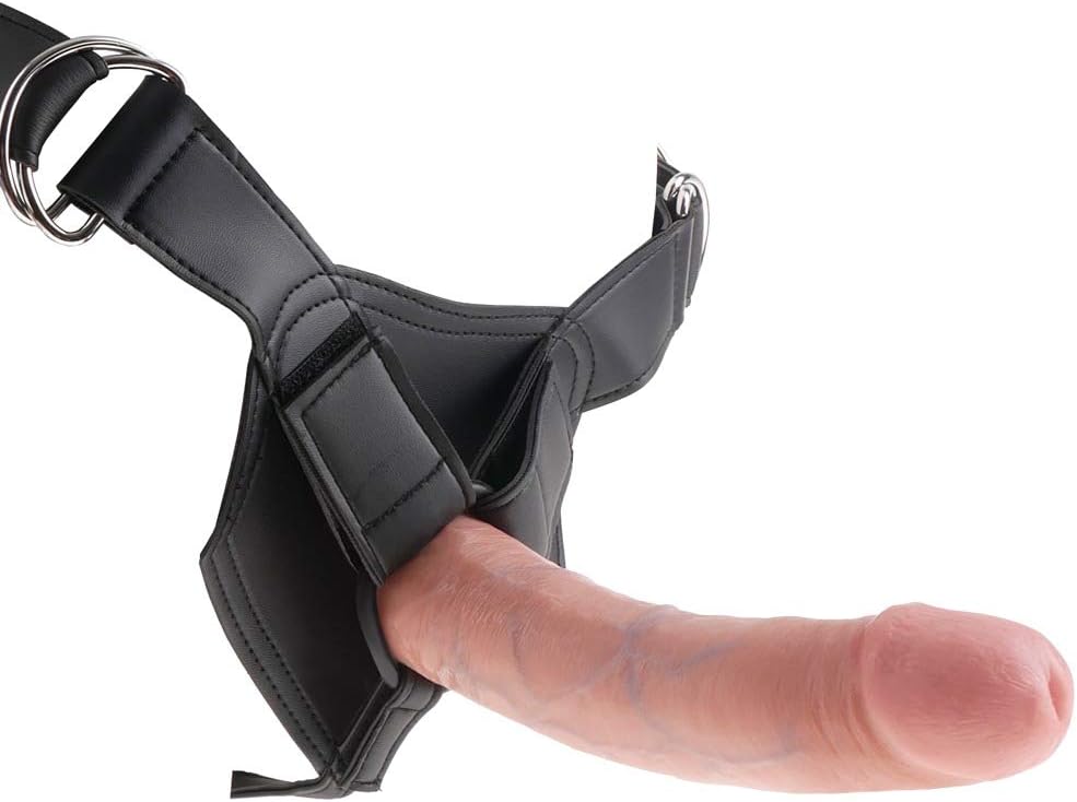 King Cock Strap-On Harness – Realistic 8 Inch Strap-On Harness > Dildos > Strap On Harnesses