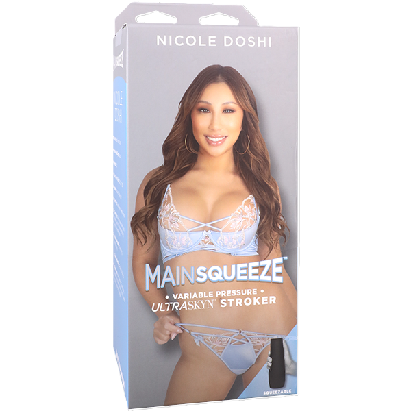 Nicole Doshi Main Squeeze Ultraskyn – Lifelike Textured Hard-Case Male Masturbator > Sex Toys For Men > Masturbators > Pornstar