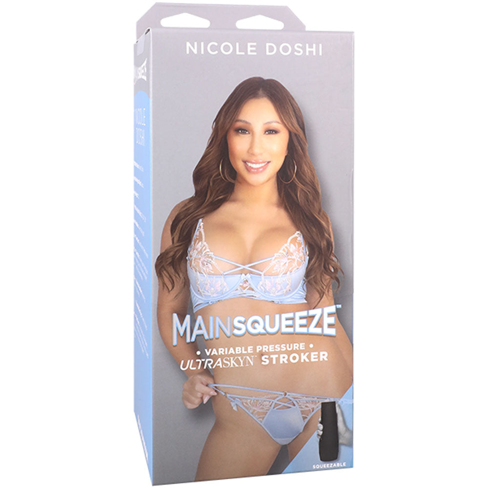 Nicole Doshi Main Squeeze Ultraskyn – Lifelike Textured Hard-Case Male Masturbator > Sex Toys For Men > Masturbators > Pornstar