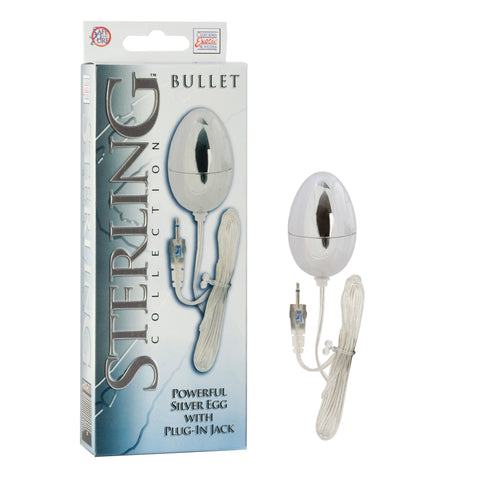 Sterling Collection Silver Egg Interchangeable Adult Sex Toy BULLETS & EGGS