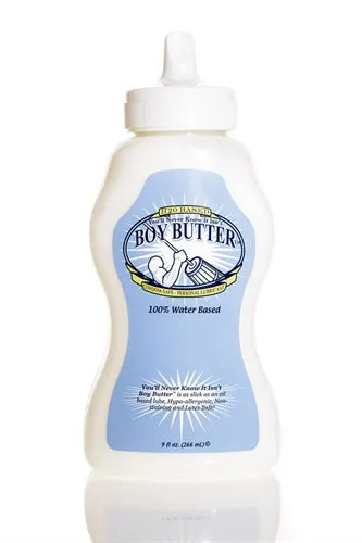 Boy Butter You'll Never Know It Isn't – Water-Based Lubricant 9 Oz Squeeze Bottle Default Title > Lube > Water Based