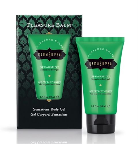 Pleasure Balm Sensations Body Gel - Spearmint - 1.7 Fl. Oz. Green Bath & Body