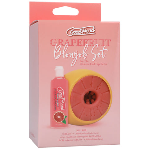 Goodhead Grapefruit Blowjob Set With Flavored Glide Sleeve Default Title Oral Gels & Sprays