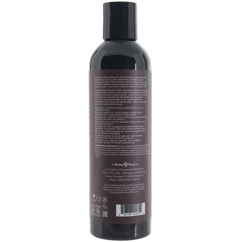 Dreamsicle Hemp Seed Massage and Body Oil Tangerine and Plum Scented 237 ml > Essentials > Massage Oil