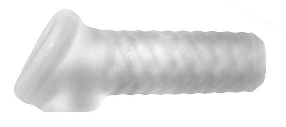 Xplay Breeder (Clear) – Textured Stretch Sleeve > Sex Toys For Men > Penis Sleeves