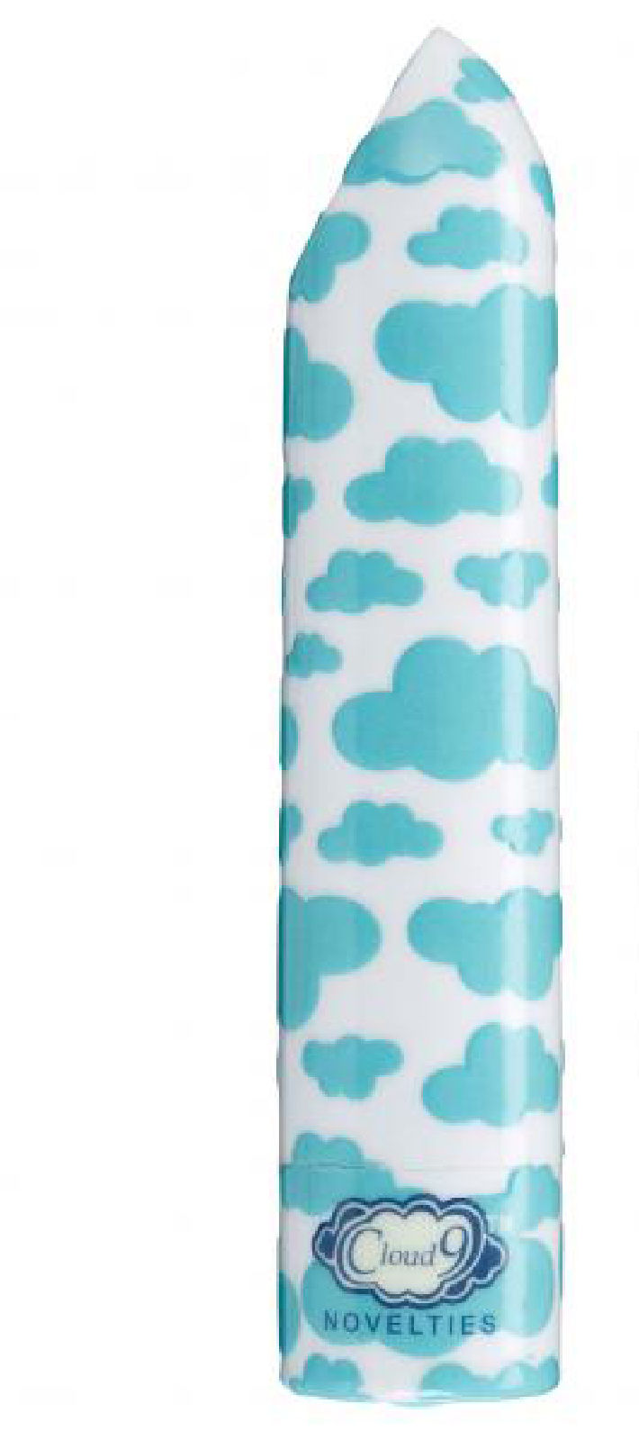 420 Slim Vibe Rechargeable Bullet Vibrator in White Blue BULLETS