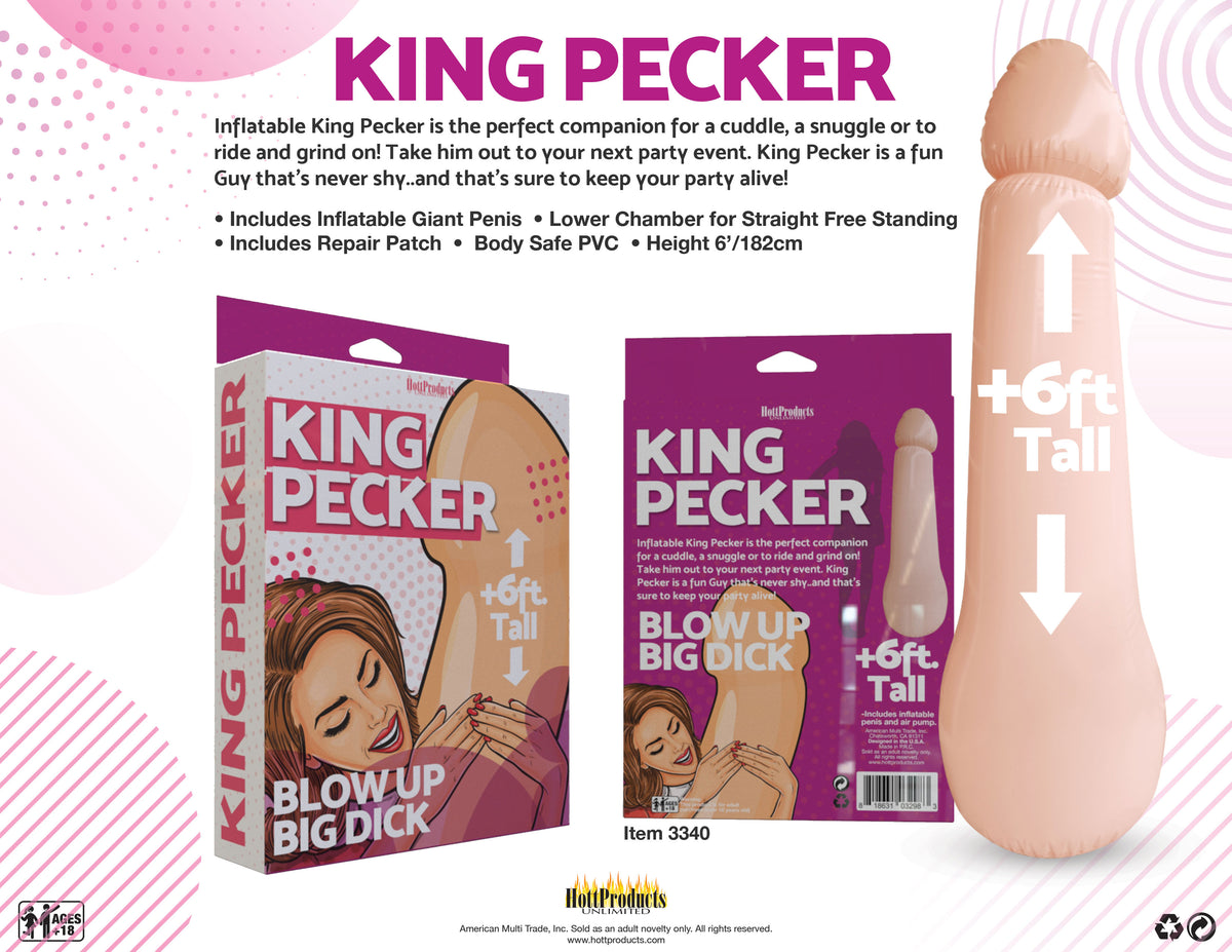 King Pecker Inflatable Doll – Giant Inflatable > Novelties > Bachelor & Bachelorette Items