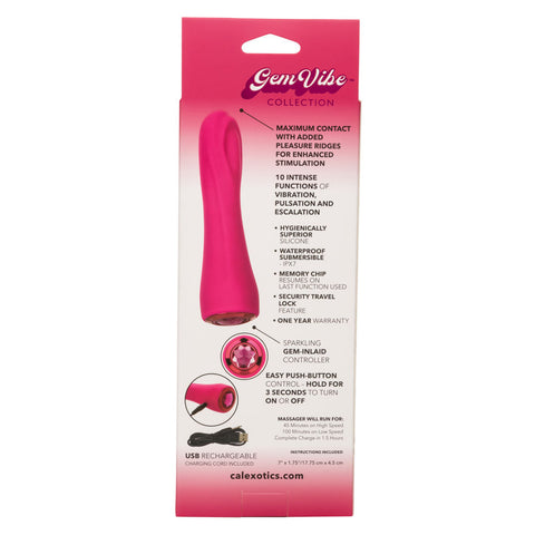 Gem Vibe Collection Bliss Pink Intimate Vibrator for Adults Vibrators
