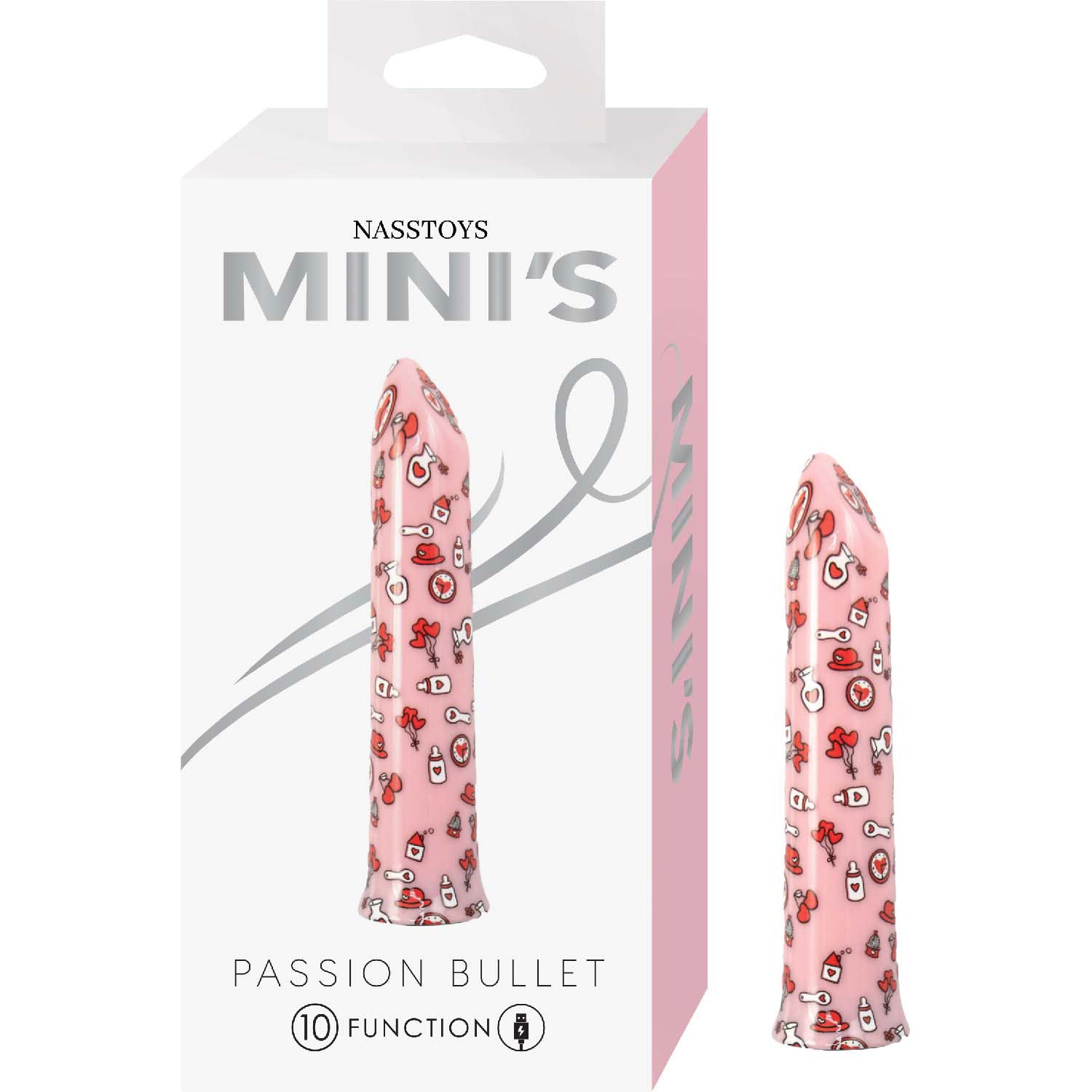 Nasstoys Minis Passion Bullet (Pink) – Rechargeable Bullet Vibrator Default Title BULLETS