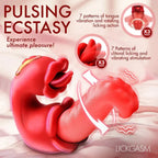 Lickgasm Lick Lasher – Dual Action Textured Tongue Licking Vibrator