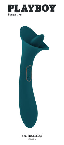 Playboy Pleasure True Indulgence (Teal) – Rechargeable Vibrator STIMULATORS