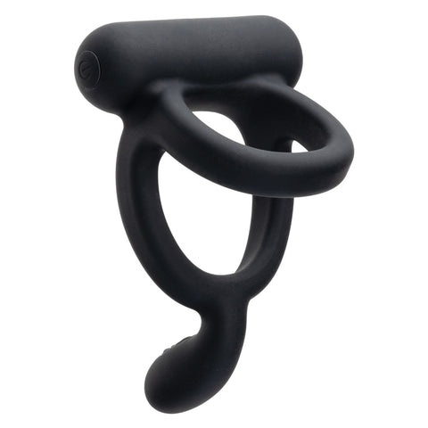Closer Intimate Rechargeable Ring Caress (Black) – Rechargeable Vibrating Ring > Cock Ring > Sling