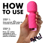 Bang 10X Mini Silicone Wand Pink 4.5 Inch Flexible Neck > Sex Toys > Mini Massagers
