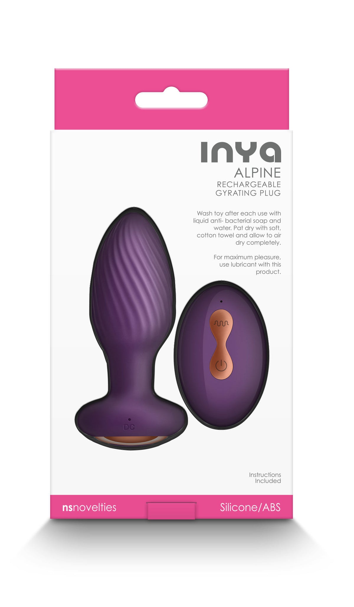 Inya Alpine Remote Controlled Silicone Vibrating Butt Plug > Anal Range > Vibrating Butt Plugs