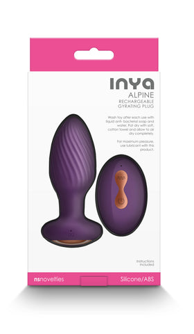 Inya Alpine Teal Remote Controlled Silicone Vibrating Butt Plug Butt Plugs