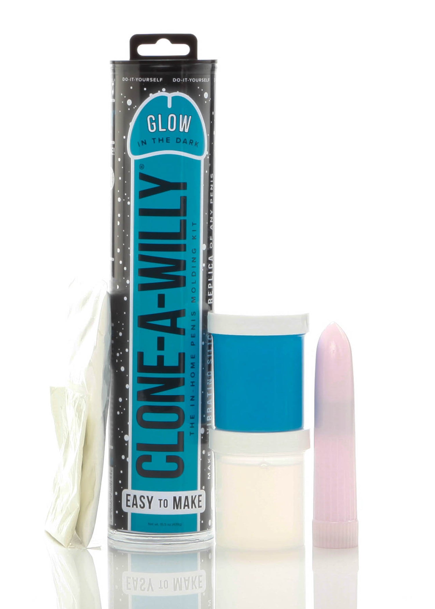Clone a Willy Glow Blue Vibrating Replica Kit for DIY Adult Fun > Realistic Dildos and Vibes > Mould your own kits