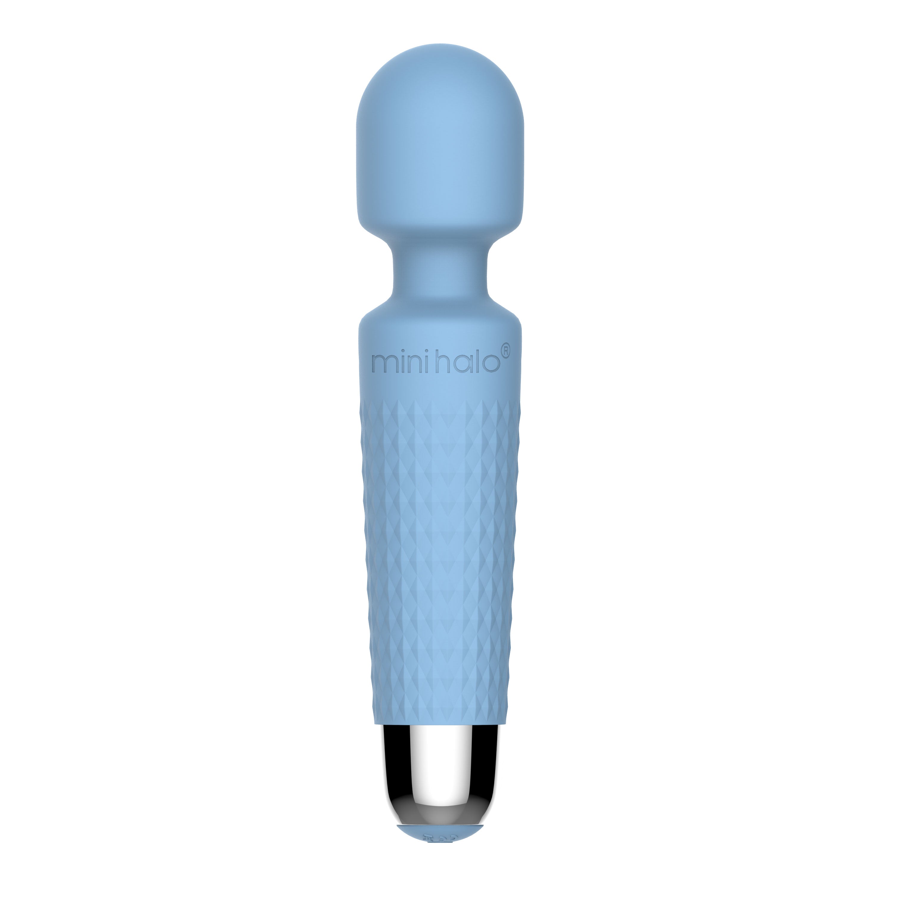 Shibari Mini Wand Halo (Powder Blue) – Powerful Wand Massager with 20 Vibration Patterns and Bendable Neck > Sex Toys > Mini Massagers