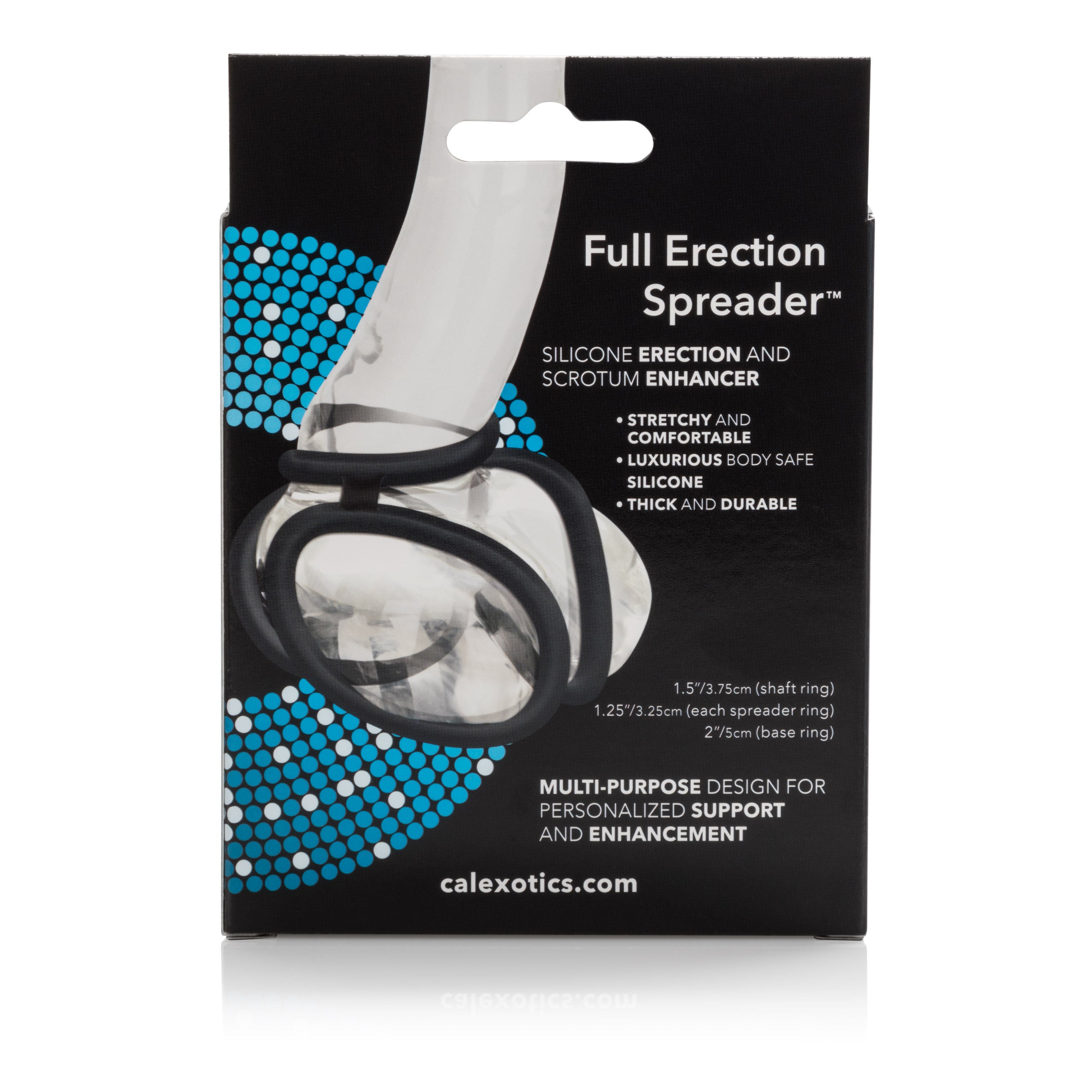CalExotics Silicone Full Erection Spreader Ring for Comfort COCK RING Set