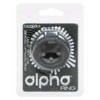 Alpha Beated Optimum Ring Liquid Silicone Black > Cock Ring > Single