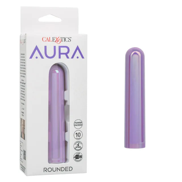 Aura Rounded Stimulator – Waterproof USB Rechargeable Vibrator with 10 Speeds > Vibrators > Mini Vibrators
