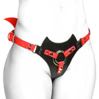 Maelith Adjustable Strap-On Harness With Polished Iron O Rings Harnesses & Strap-Ons