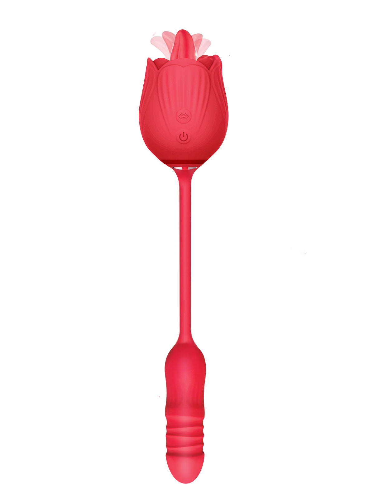 Wild Rose Lick & Thrust - Air Pulse Vibrator > Sex Toys For Ladies > Rose Stimulators