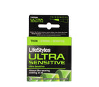 Lifestyles Ultra Sensitive - 3 Pack > Essentials > Condoms