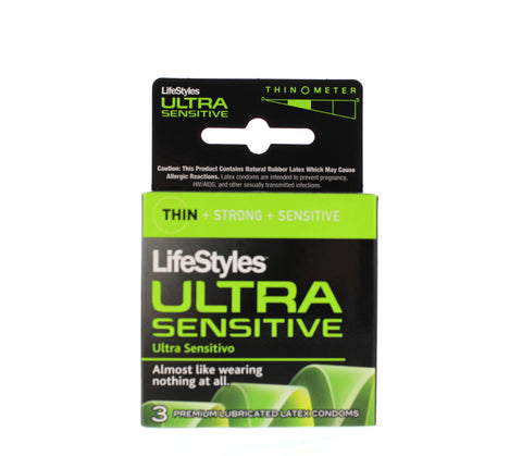 Lifestyles Ultra Sensitive - 3 Pack > Essentials > Condoms